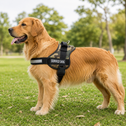 Pechera Táctica para Perro Antitirones | Arnés Ajustable Reforzado para Perros Grandes y Medianos