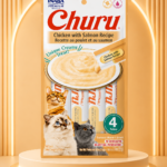 Churu Sabor Pollo Con Salmón X4 Tubos 56 gr