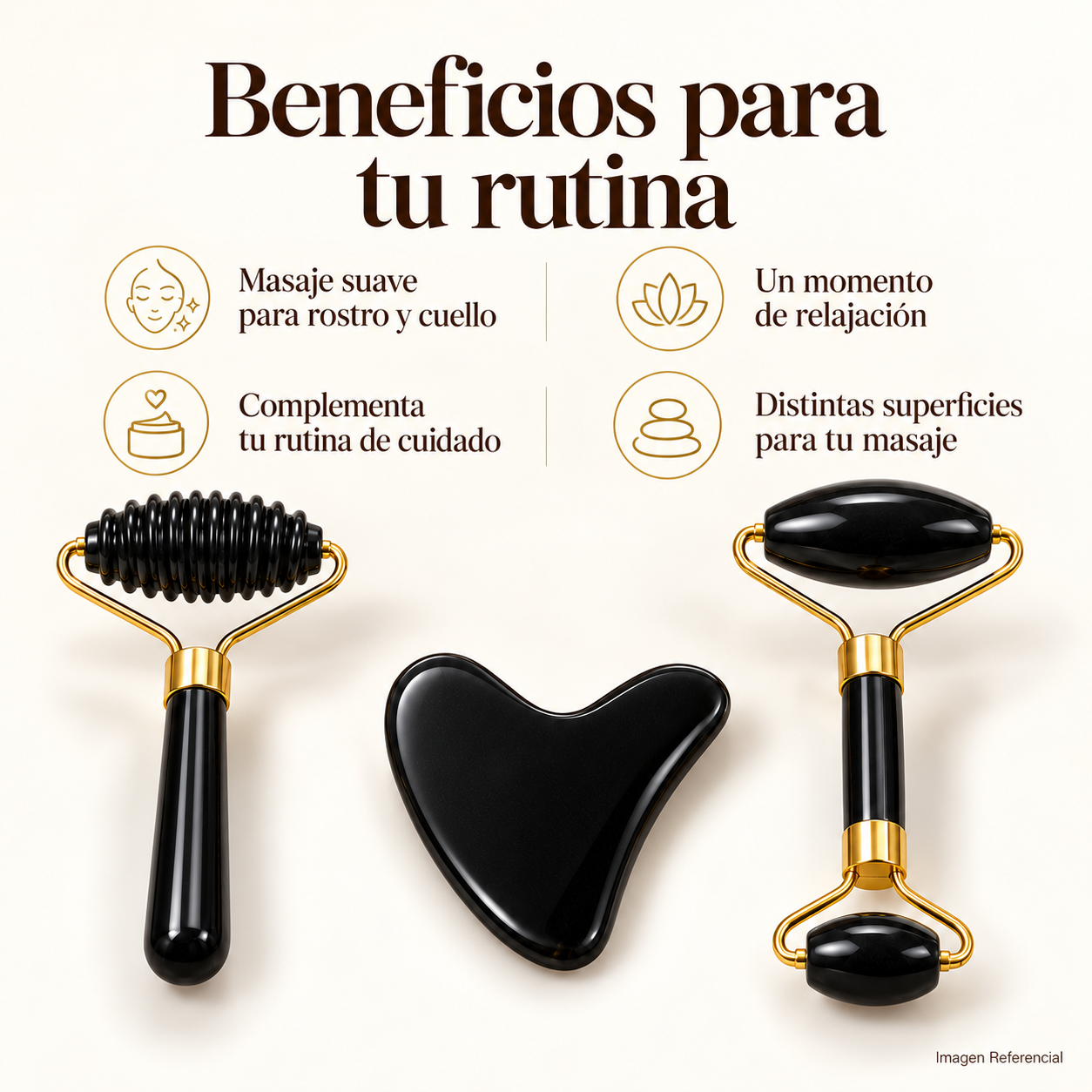 Beneficios y herramientas de masaje facial